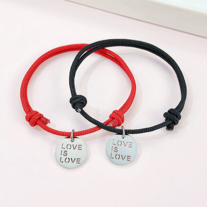 Wholesale LOVE IS LOVE Bracelet for Couple