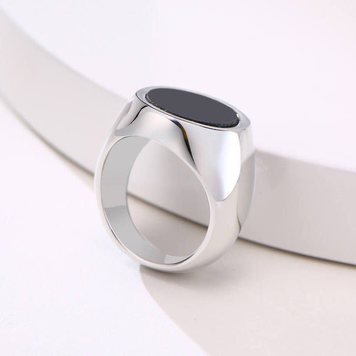 Wholesale Stainless Steel Ring with Enamel