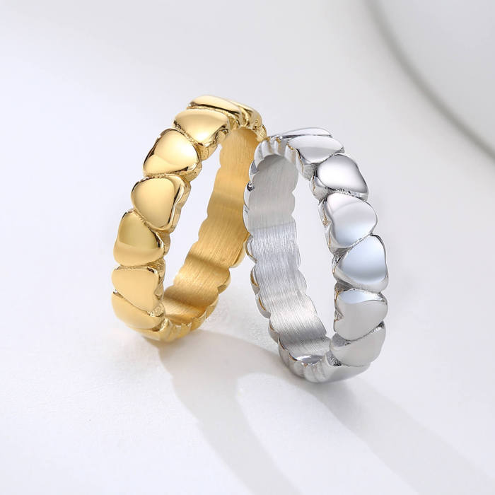 Wholesale Stainless Steel Heart Ring