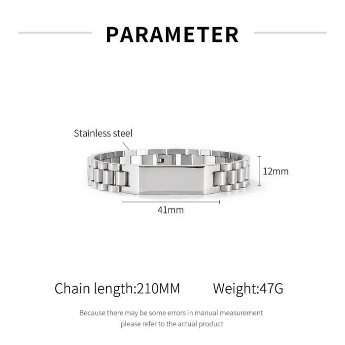 Wholesale Stainless Steel Personalized Bracelet