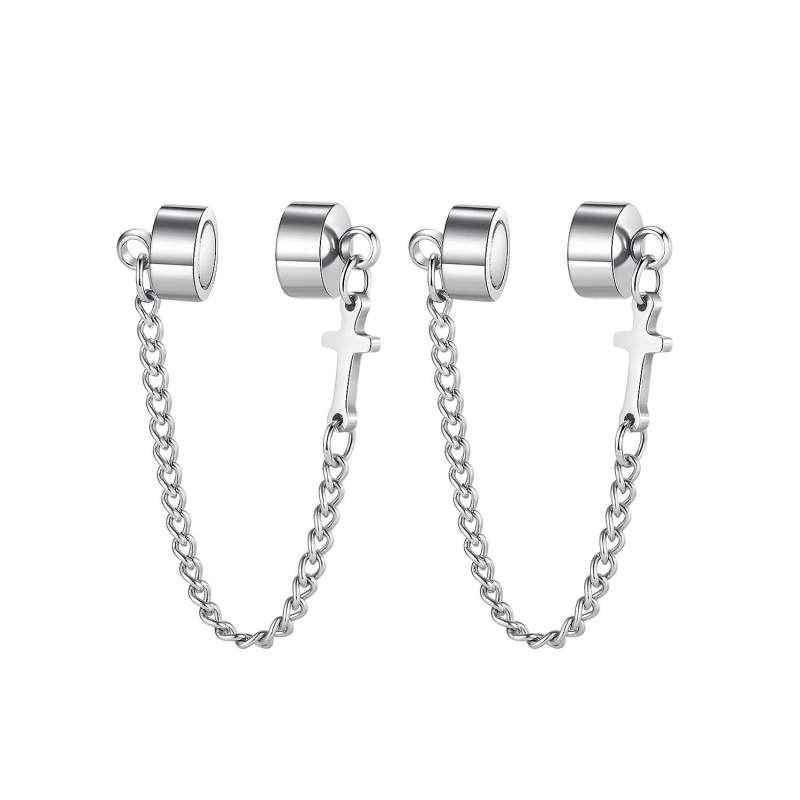 Wholesale Mens Stainless Steel Ear Clips