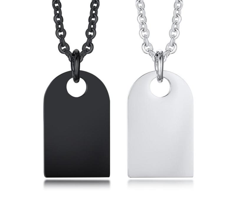 Wholesale Stainless Steel Engraved Pendant