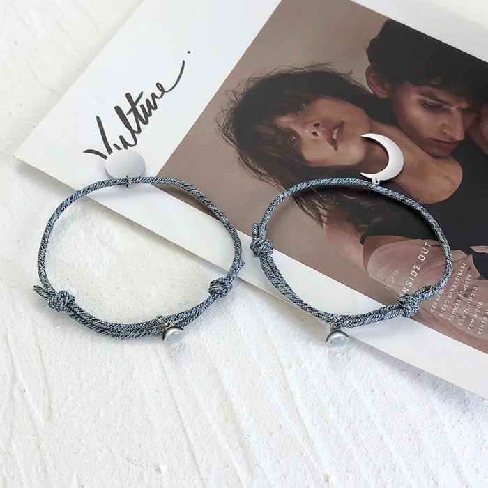 Wholesale Moon and Sun Bracelet for Couples