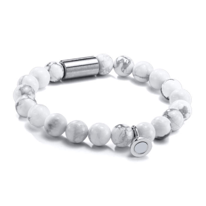 Wholesale Stainless Steel Couple Beads Bracelet