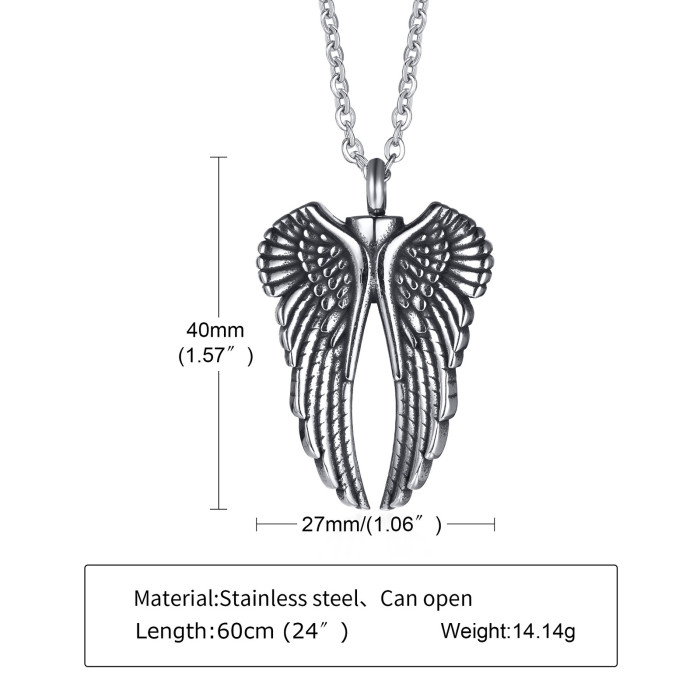 Wholesale Stainless Steel Wing Pendant