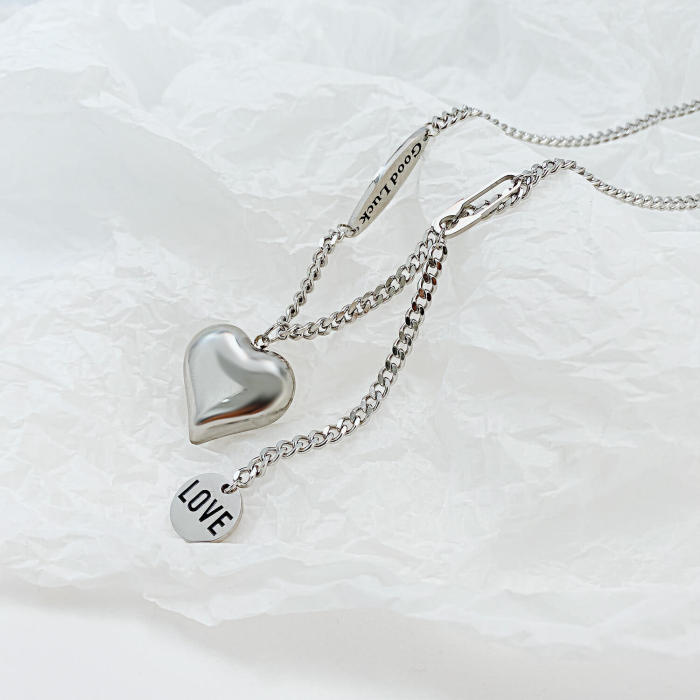 Wholesale Stainless Steel Heart Necklace