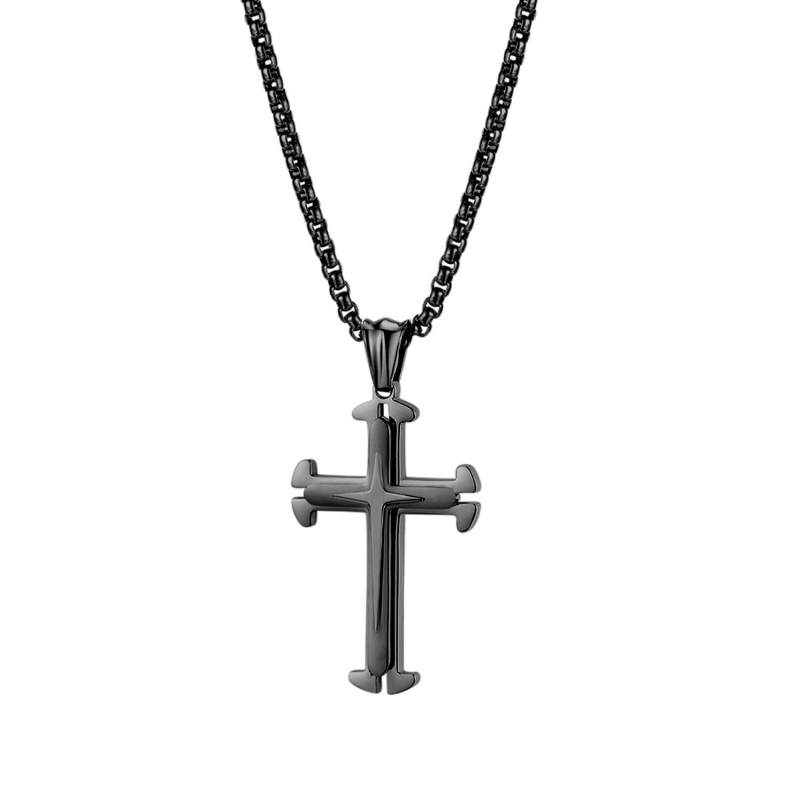 Wholesale Stainless Steel Triple Cross Pendant