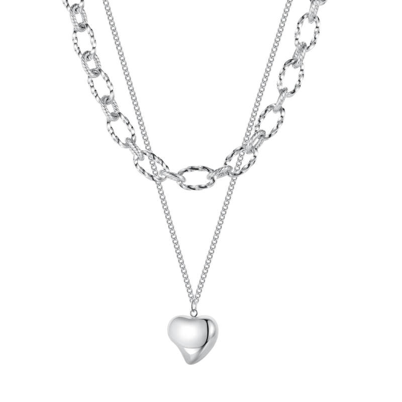 Wholesale Stainless Steel Women Necklace with Hearts