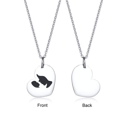 Wholesale Stainless Steel Mon and Baby Pendant