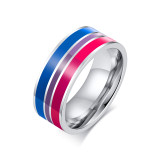 Wholesale Stainless Steel Rainbow Rings for Gay