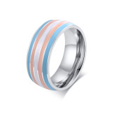 Wholesale Stainless Steel Rainbow Rings for Gay