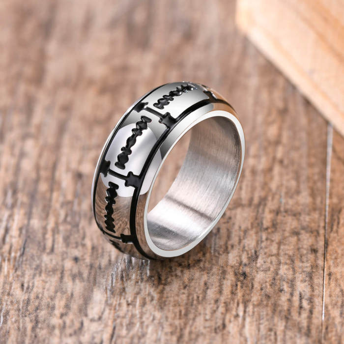 Wholesale Stainless steel Blade Ring
