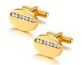 Wholesale Stainless Steel Gold Plated Cufflinks Online