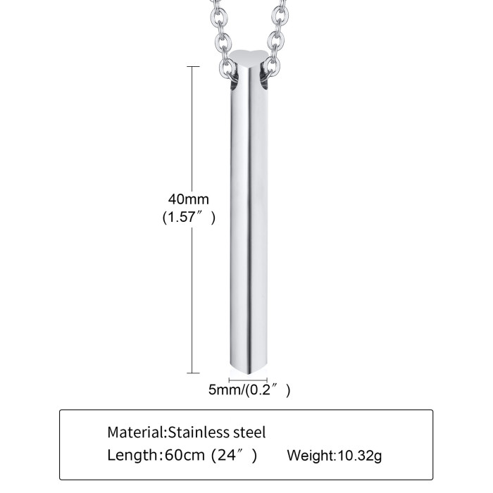 Wholesale Stainless Steel Pendant Necklace for Fleece