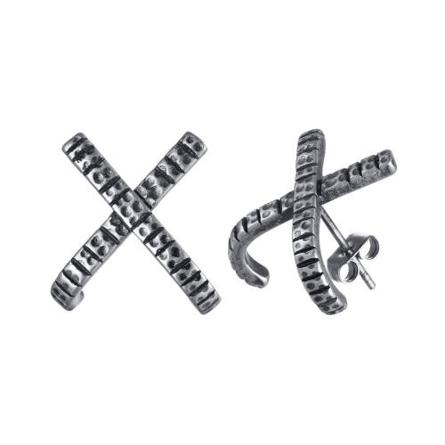 Wholesale Stainless Steel Cross Stud Earring