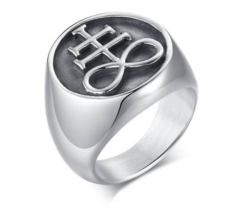 Wholesale Stainless Steel Satanism Ring