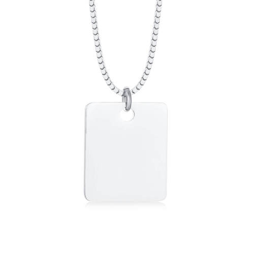 Wholesale Stainless Steel Square Necklace