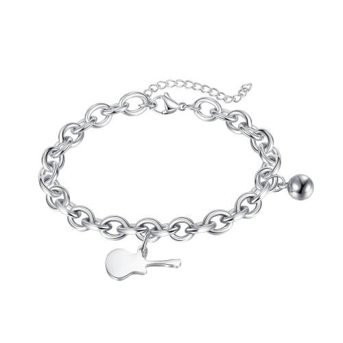 Wholesale Stainless Steel Bracelet with Guitar