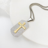Wholesale Stainless Steel Dog Tag with Cross