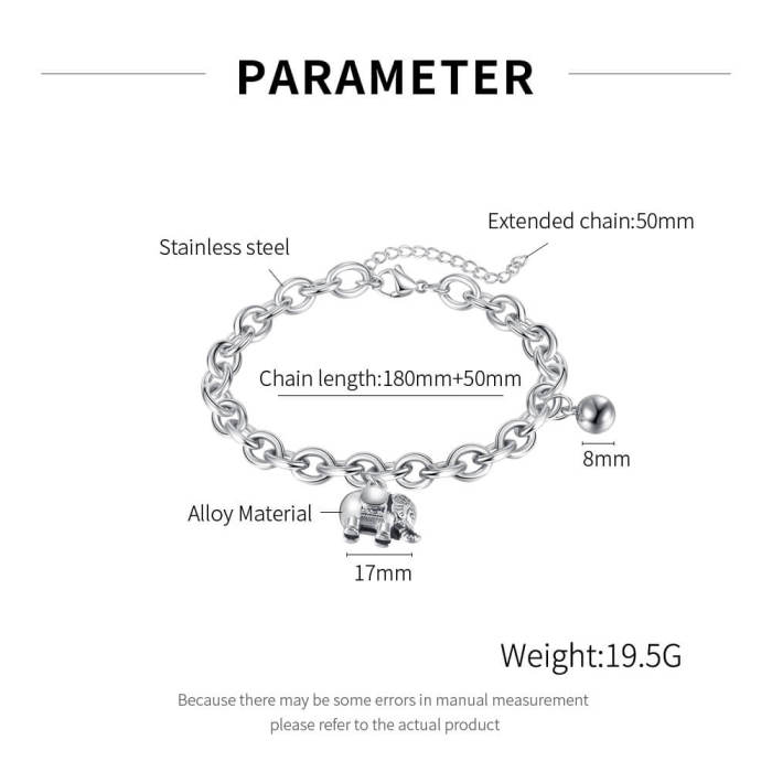 Wholesale Stainless Steel Charm Bracelets for Women