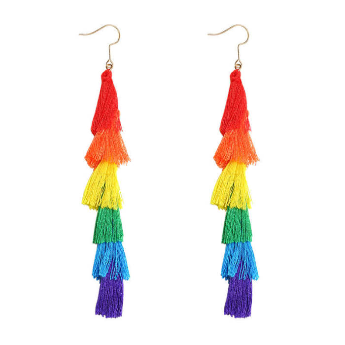 Wholesale Rainbow Drop Earrings
