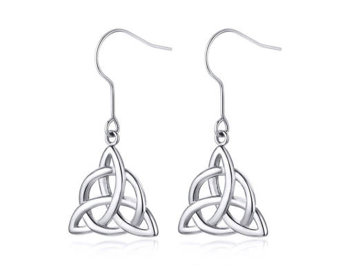 Wholesale Steel Celtic Knot Drop Earrings