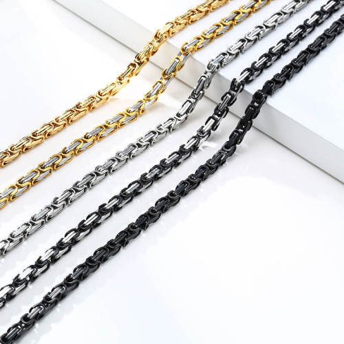 Wholesale Stainless Steel Byzantium Necklace