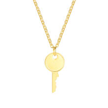 Wholesale Stainless Steel Key Pendant Necklace