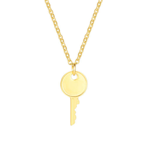 Wholesale Stainless Steel Key Pendant Necklace