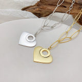 Wholesale Stainless Steel Heart Pendant Necklace