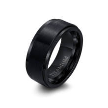 Wholesale Black Titanium Wedding Band Ring