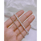 Wholesale Stainless Steel CZ Necklace and Pearl Necklace