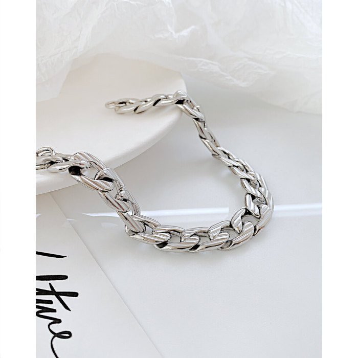 Wholesale Steel Cuban Chain Bracelet