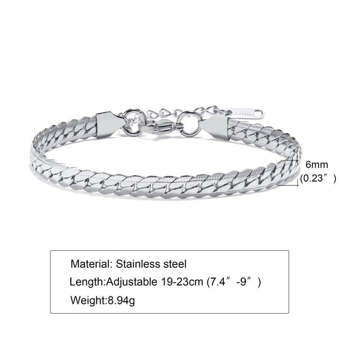 Wholesale Stainless Steel NK Chain Bracelets