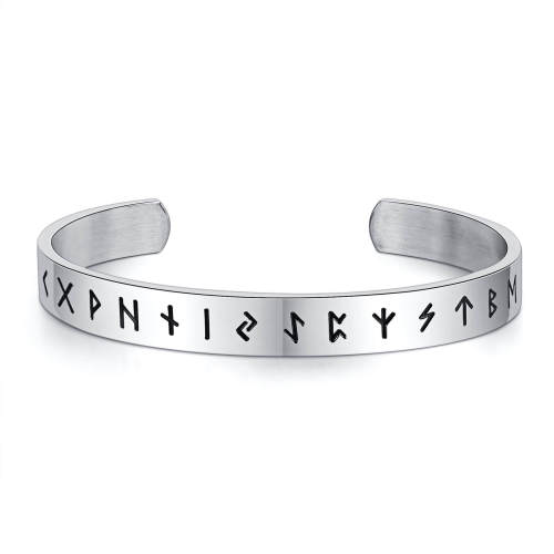 Wholesale Stainless Steel Bangle with Viking Symbol