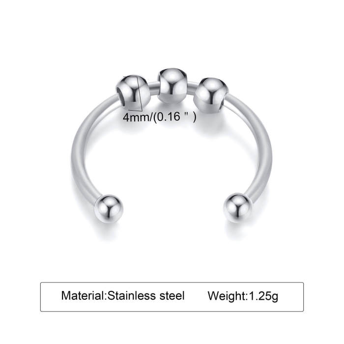 Wholesale Stainless Steel Women Ring with Ball
