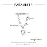 Wholesale Stainless Steel Women Necklace with Heart
