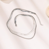 Wholesale Stainless Steel Women Collarbone Necklace