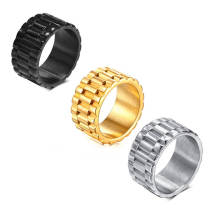 Wholesale Stainless Steel Mens Gold Wedding Bands