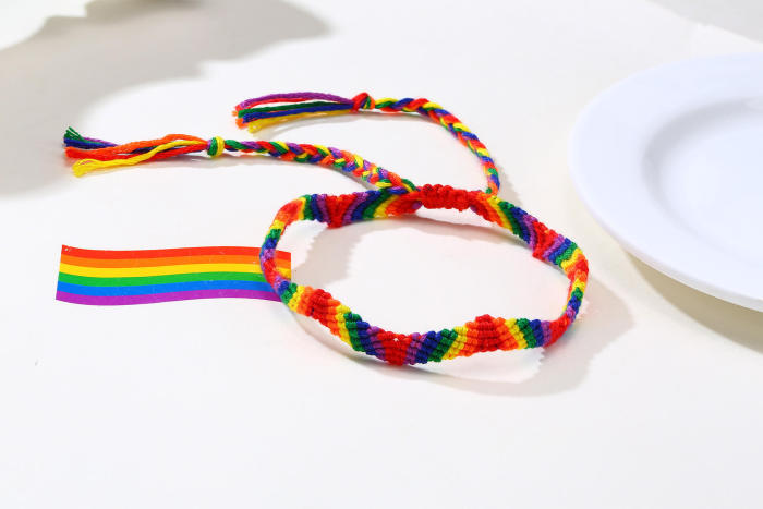 Wholesale Handmande Rainbow Bracelet