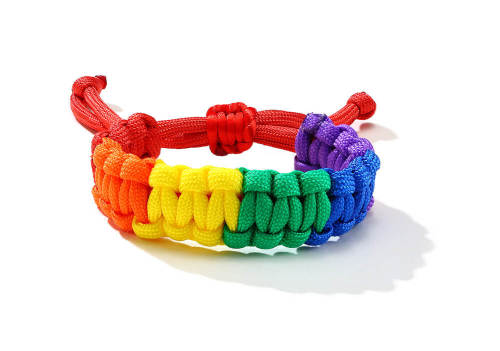 Wholesale Handmande Rope Rainbow Bracelet