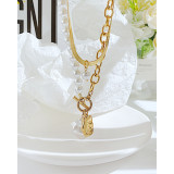 Wholesale Stainless Steel Chain and Pearl Necklace