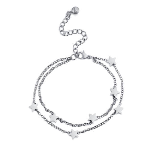 Wholesale Stainless Steel Bracelet with Stars