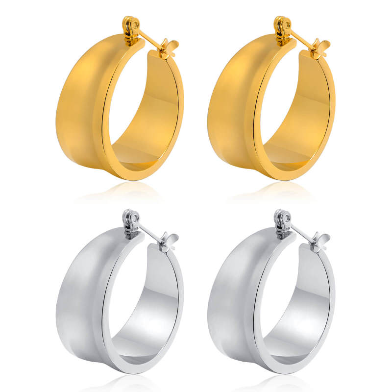 Wholesale Stainless Steel Hoop Earrings