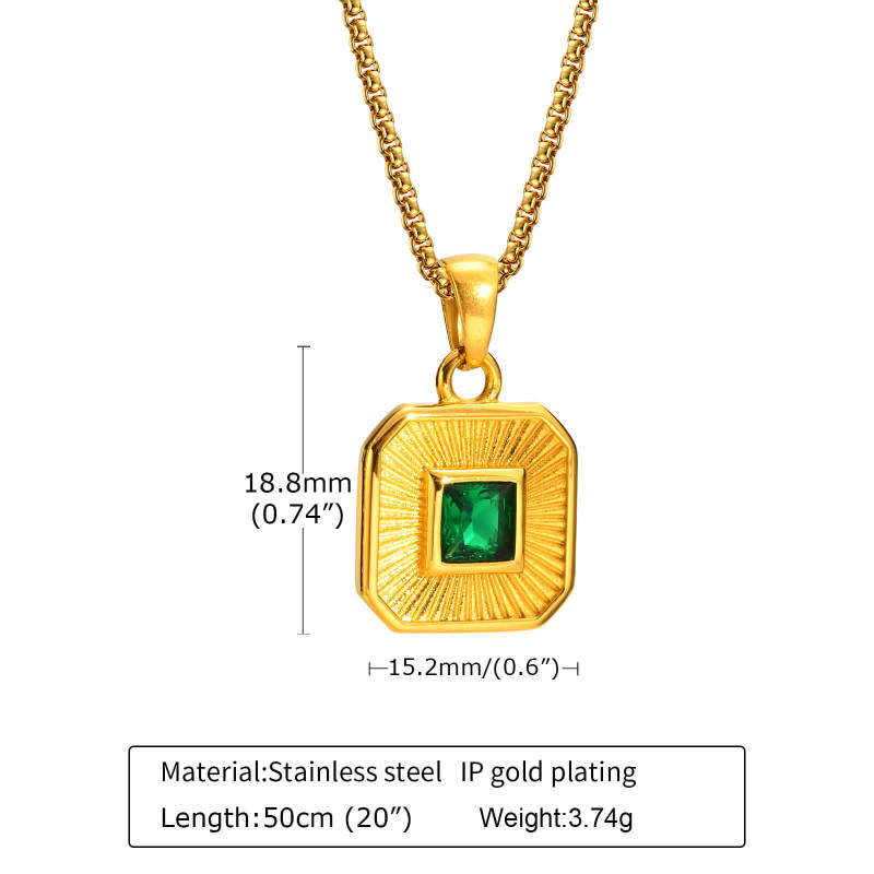Wholesale Stainless Steel Pendant with CZ