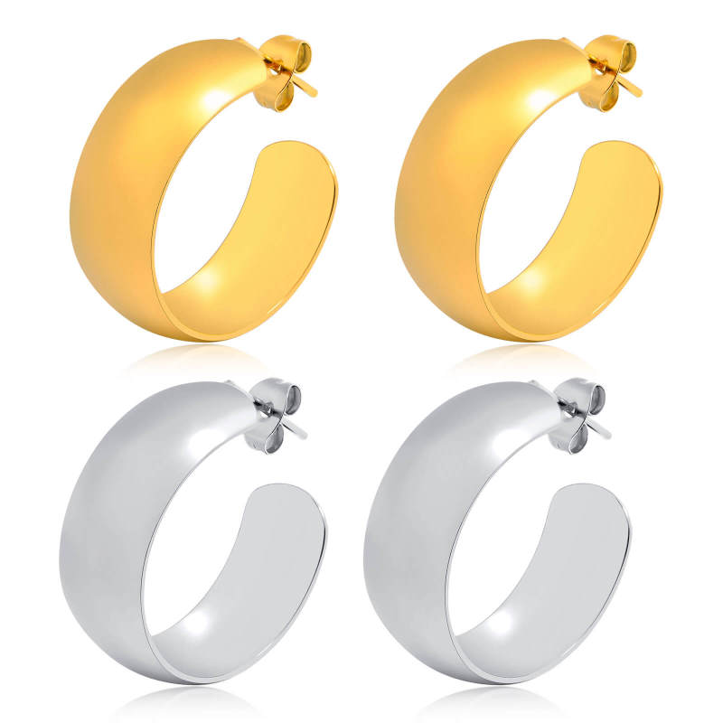 Wholesale Stainless Steel Hoop Earrings