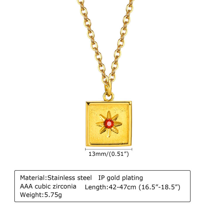 Wholesale Stainless Steel Gold IP Pendant Necklace
