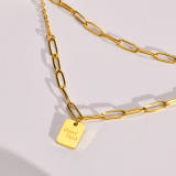 Wholesale Stainless Steel Good Luck Necklace