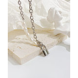 Wholesale Stainless Steel Women Necklace with Lock