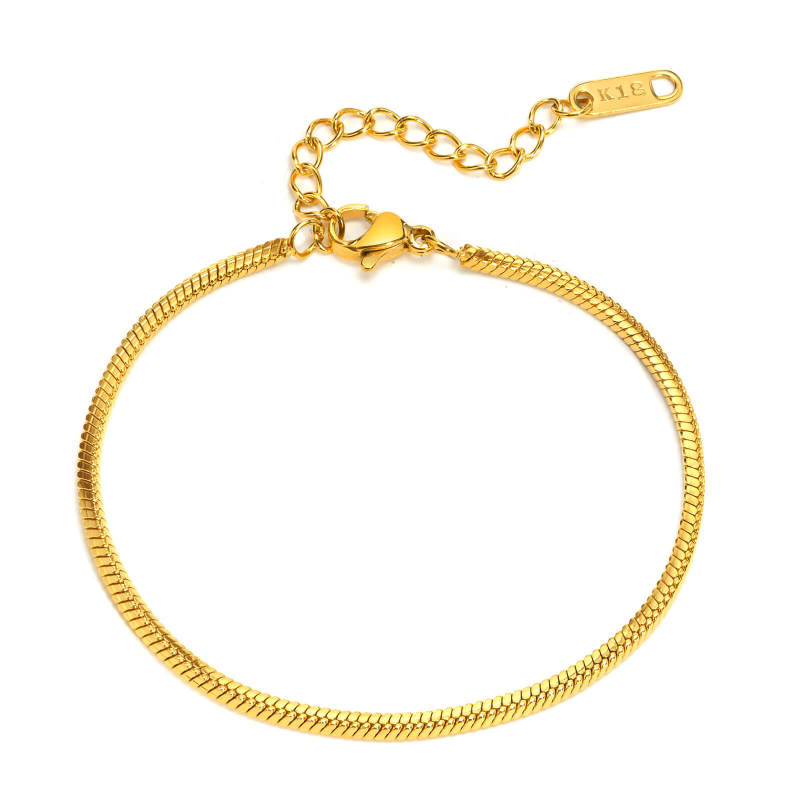 Wholesale Stainless Steel Snake Chain Bracelet